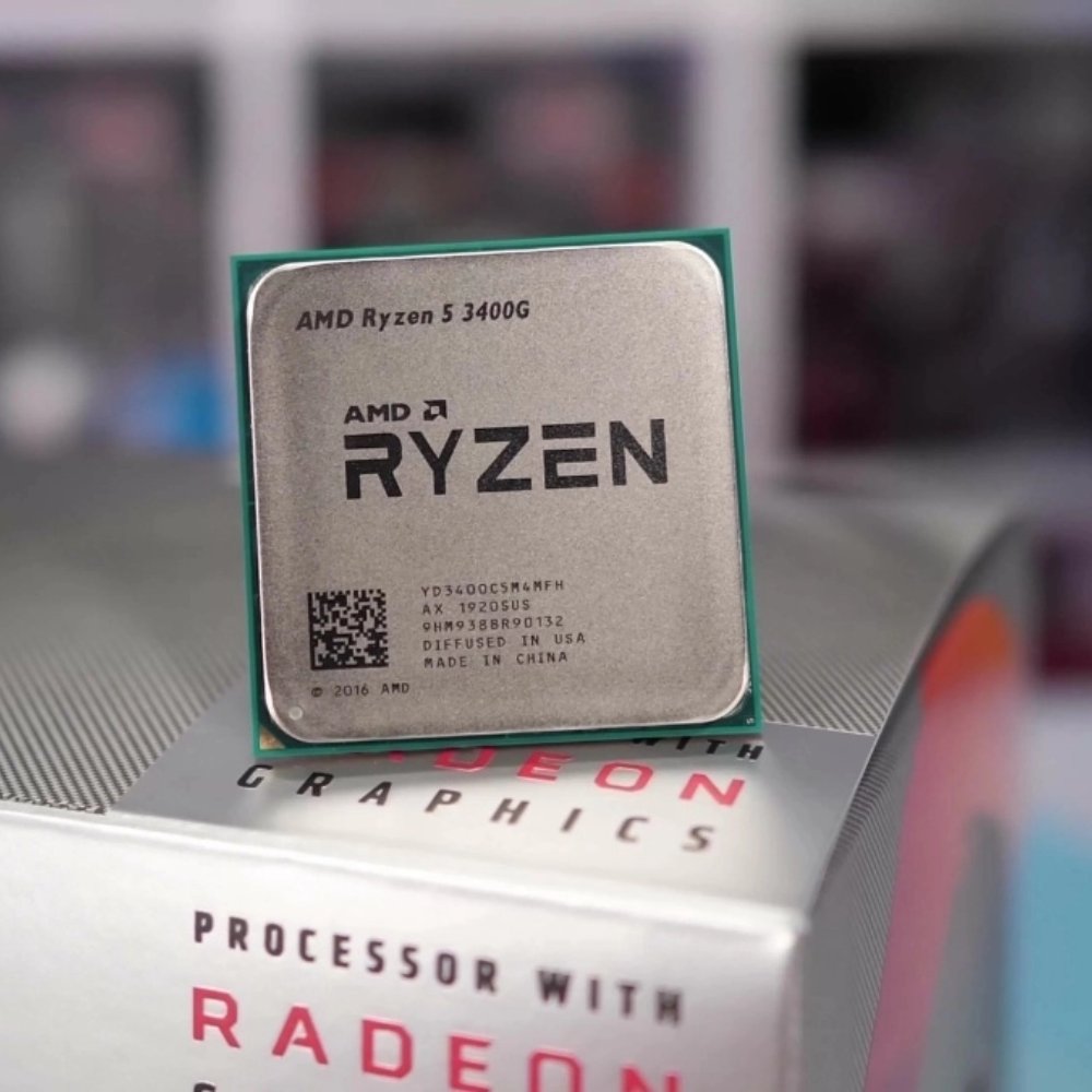 CPU AMD RYZEN 5 3400G BOX HÃNG (3.7 GHz Boost 4.2 GHz, 4 Cores, 8